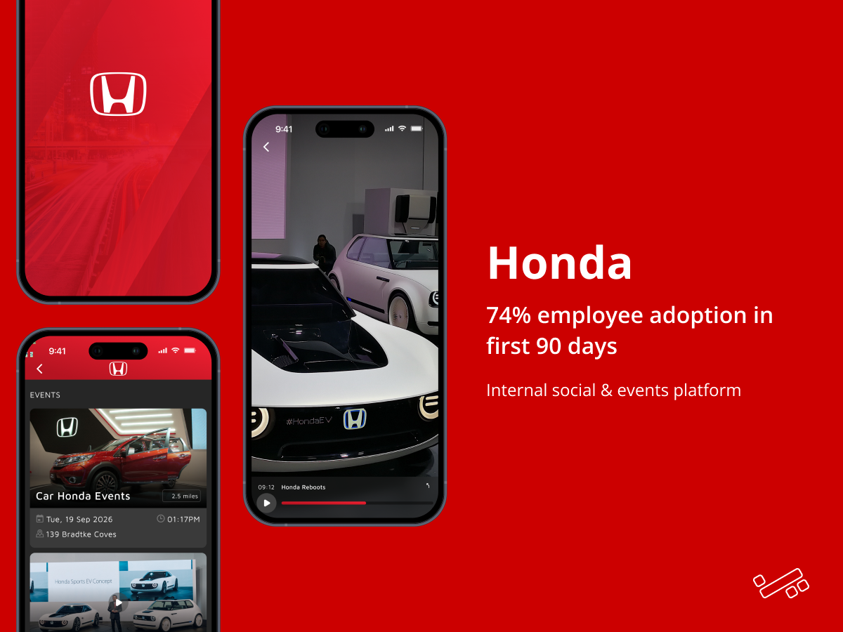 Honda — Automotive app screen