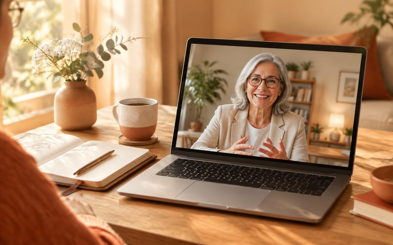 Video consultation with a senior lead